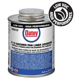 Oatey 308122V Bonding Adhesive, 16 oz Can, Liquid, Green