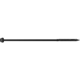 Camo 0365279 Structural Screw, 5/16 in Thread, 10 in L, Hex Head, Hex Drive, Sharp Point, PROTECH Ultra 4 Coated, 250