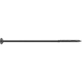 Camo 0366270 Structural Screw, 5/16 in Thread, 10 in L, Flat Head, Star Drive, Sharp Point, PROTECH Ultra 4 Coated, 10