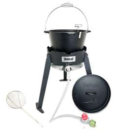 KIT COOKET FISH CAST IRON 8QT