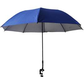 Seasonal Trends JLC-007 Beach Umbrella, 25-1/2 in H, 3.93 ft L Canopy, Round Canopy, Steel Frame, Polyester Fabric