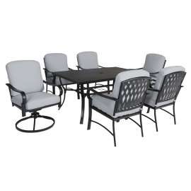 Pacific Casual LLC 223-MM19-185-7D Sarasota Dining Set, 7 Pc