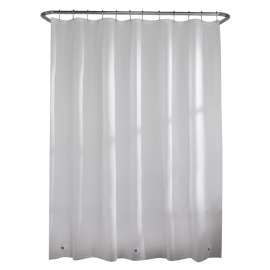 Zenna Home LPRMFRL Shower Curtain Liner, 72 in L, 70 in W, PEVA, Frosty