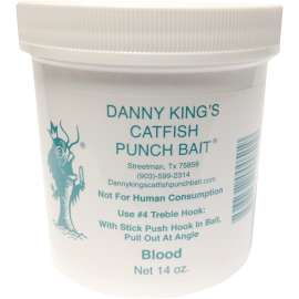 Danny King's Catfish Punch Bait 51 Fishing Scent, Blood, 14 oz