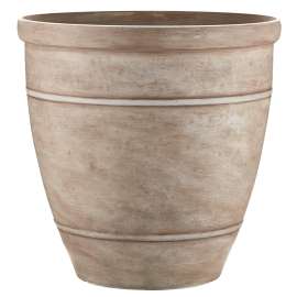 Southern Patio RUB-091530 Wright Planter, Rubber, White