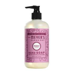 Mrs. Meyer's 17108 Hand Soap, Liquid, Peony, 12.5 fl-oz Bottle