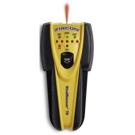 Zircon StudSensor 70 69987 Stud Finder, 9 V Battery, Detectable Material: Metal/Wood