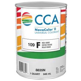 CCA NovoColor II Series 076.008835N.005 Universal Colorant, Red Oxide, Liquid, 1 qt