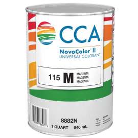 CCA NovoColor II Series 076.008882N.005 Universal Colorant, Magenta, Liquid, 1 qt