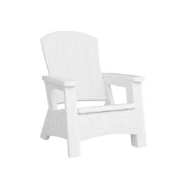 CHAIR ADIRONDACK HD PLST WHITE