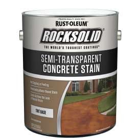 RUST-OLEUM 239418 Semi-Transparent Concrete Stain, Liquid, 1 gal