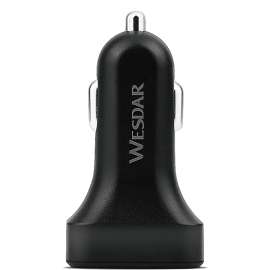 Wesdar Car Charger Port, Triple USB