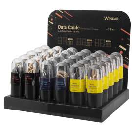 Wesdar Data Charging Cable 30 Pc Display