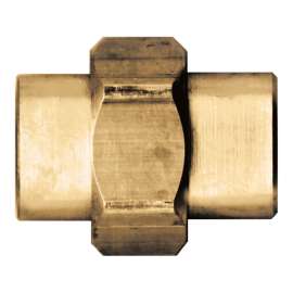 Fairview 42SW-10P Union Pipe Fitting, 1/2 x 5/8 in, Female Solder, Brass