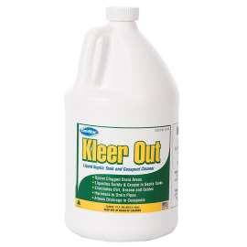 ComStar Kleer Out Series 30-245 Septic Tank Cleaner, Liquid, Clear, Odorless, 1 gal Bottle