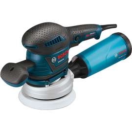 Bosch ROS65VC-6 Random Orbit Sander and Polisher, 3.3 A, 6 in Pad/Disc, Backing Pad/Disc