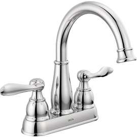 DELTA Windemere 25996LF-ECO Bathroom Faucet, 2-Faucet Handle, 5-7/8 in H Spout, Chrome