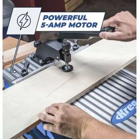 Kreg DB210 Pocket-Hole Machine, 1/2 to 1-1/2 in Thick Clamping, Aluminum Tabletop