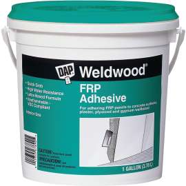 WELDWOOD 60480 Panel Adhesive, White, 1 gal Pail