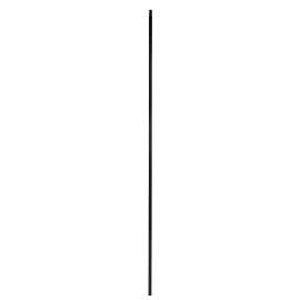 Nuvo Iron SQI0C Classic Stair Baluster, 44 in H, 1/2 in W, Square, Steel, Black, Powder-Coated/Semi-Matte