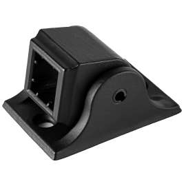 Nuvo Iron SQISMAS Baluster Railing Connector, Square, Steel, Black, Matte/Powder-Coated, Surface Installation