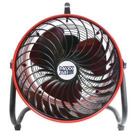 FAN FLOOR HI VELOCITY RED 16IN