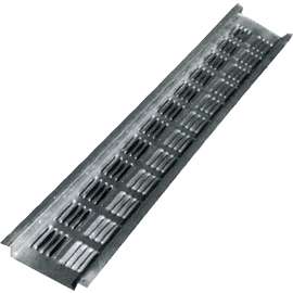 Amerimax VENT8WH-U Soffit Vent, 8 in L, 61 sq-in Net Free Ventilating Area, Aluminum, White