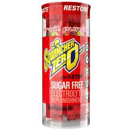 Sqwincher Qwik Stik ZERO Series 159060160 Drink Mix, Sugar-Free, Powder, Fruit Punch Flavor, 0.11 oz Stick