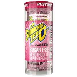 Sqwincher Qwik Stik ZERO Series 159060162 Drink Mix, Sugar-Free, Powder, Strawberry Lemonade Flavor, 0.11 oz Stick