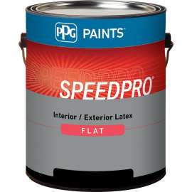 PPG SPEEDPRO 14-650/01 Paint, Flat, White, 1 gal