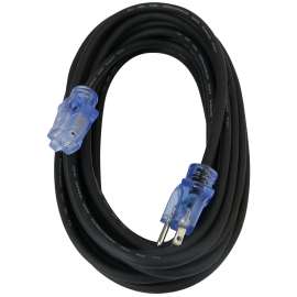 PowerZone Extension Cord, Rubber, 14/3, 25 ft