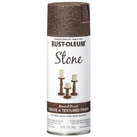 Rust-Oleum 238324 Spray Paint Textures, Solvent, Mineral Brown, 12 oz, Can