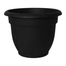 Bloem Ariana 20-56906 Planter, 6-1/2 in W, Plastic, Black