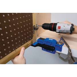 Kreg KHI-CDIJ Cabinet Door Mounting Jig, Plastic, Blue, For: Face-Frame and Frameless Cabinets
