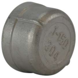 CAP STAINLESS STEEL 1/2IN