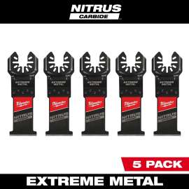 Milwaukee NITRUS CARBIDE 49-25-1565 Oscillating Multi-Tool Blade, 1-3/8 in D Cutting, Carbide