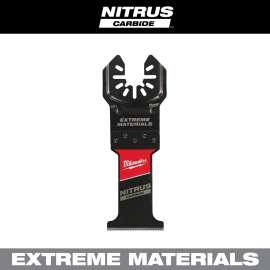 Milwaukee NITRUS CARBIDE 49-25-1571 Oscillating Multi-Tool Blade, 1-3/8 in D Cutting, Carbide