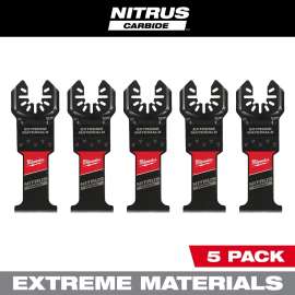 Milwaukee NITRUS CARBIDE 49-25-1575 Oscillating Multi-Tool Blade, 1-3/8 in D Cutting, Carbide