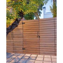 National Hardware N166-036 Industrial Gate Kit, Steel, Black, 4-Piece