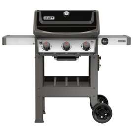 Weber Spirit II E-310 45010001 Gas Grill, 30,000 Btu/hr BTU, Liquid Propane, 3 -Burner, Smoker Included: No, Black