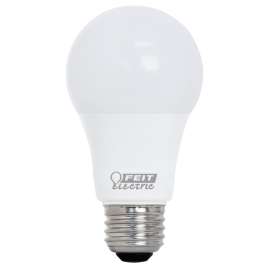 Feit Electric OM40DM/927CA/4 LED Lamp, General Purpose, A19 Lamp, 40 W Equivalent, E26 Lamp Base, Dimmable