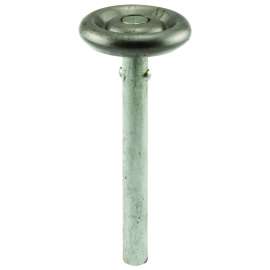 Prime-Line GD 52110 Door Roller, 1-7/8 in Dia Roller, 3/8 in W Roller, Galvanized Steel, Silver, 1-Roller