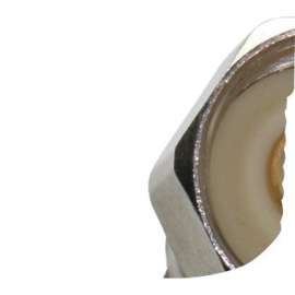 FLUIDMASTER B4F20 Water Supply Connector, 1/2 in, FIP, Polymer/Stainless Steel
