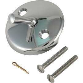 Plumb Pak PP826-1 Tub Face Plate, Chrome, For: Bath Drains