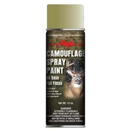Majic Paints 8-20852-8 Camouflage Spray Paint, Flat, Khaki, 12 oz, Can