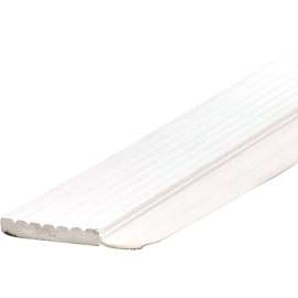 M-D 87700 Garage Door Seal, 9 ft L, Vinyl, White