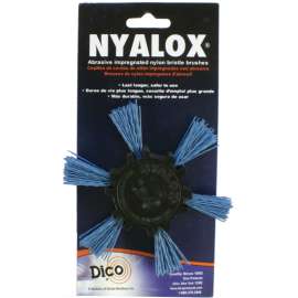 Dico 541-788-4 Flap Wheel Brush, 4 in Dia, Nylon Bristle