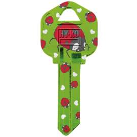 HY-KO 16005KW1-20 Key Blank, Brass, Nickel, For: Kwikset KW1 Keyways