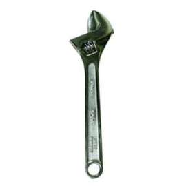 Task T7906 Adjustable Wrench, 15 in OAL, 13/16 in Jaw, Carbon Steel, Chrome