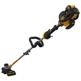 DeWALT FLEXVOLT DCST970X1 String Trimmer, 3 Ah, 60 V Battery, Lithium-Ion Battery, 0.08 in Dia Line, 52 in L Shaft